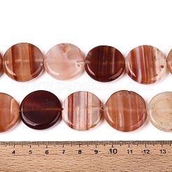 Окрашенные натуральный красный агат бисер пряди&nbsp;G-T144-56A-01