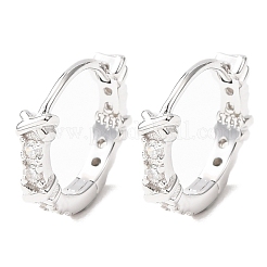 Кольцо с буквой X 925&nbsp;EJEW-K317-03P