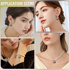 12шт латунные подвески с микропаве и кубическим цирконием&nbsp;KK-BBC0023-03