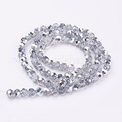 Стеклянные бусины с гальваническим покрытием &nbsp;EGLA-J042-6mm-H02