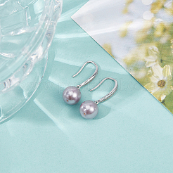 1 пара 925 сережек из стерлингового серебра&nbsp;STER-BC0003-59P