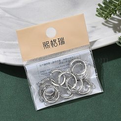 Латунные серьги-кольца из прозрачного кубического циркония&nbsp;XGR0154P-96P