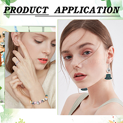 60шт 10 стиля европейские бусины из сплава в тибетском стиле&nbsp;FIND-SC0008-88