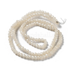 Гальванические стекляныне бусины&nbsp;EGLA-J047-3x2mm-F03