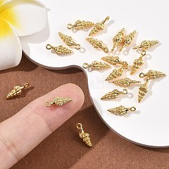 Подвески в форме ракушек из латуни&nbsp;XGR0170G-107G