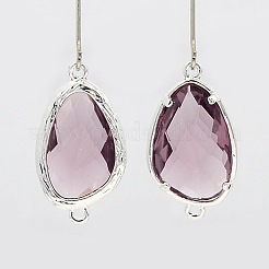 Соединители со стеклянными линзами из латуни с серебряным покрытием&nbsp;GLAA-J033-04S