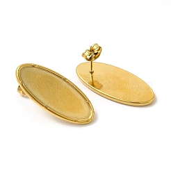 Ионное покрытие (ip) серьги-гвоздики из нержавеющей стали 304&nbsp;EJEW-I281-29G