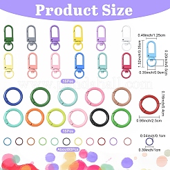 60 шт кольца прыжок железа&nbsp;FIND-YW0009-88