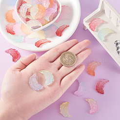 100шт 10 цвета стеклянные подвески&nbsp;GLAA-CJ0001-47