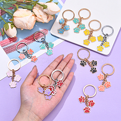 Брелки из сплава эмали&nbsp;KEYC-YW00198-01