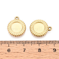 Оправы для подвесок из нержавеющей стали 304 в виде кабошонов&nbsp;STAS-T067-09G