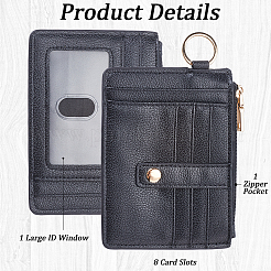 Прямоугольные держатели для визиток из искусственной кожи&nbsp;AJEW-WH20011-25A