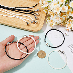 20шт 2 цвета искусственной кожи для изготовления браслета в европейском стиле&nbsp;MAK-SC0001-29