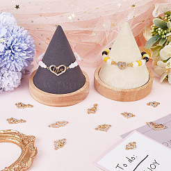 48 шт. 6 стиля сплава кристаллов стразы соединительные подвески&nbsp;RB-SC0001-10