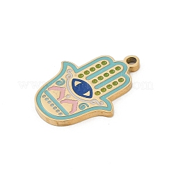 Подвески из нержавеющей стали 304 с эмалью&nbsp;STAS-I325-104D-G