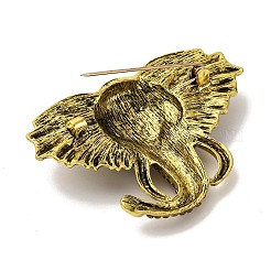 Сплав горный хрусталь брошь&nbsp;LS-JEWB-K027-08AG