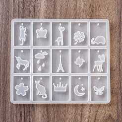 Силиконовые Молды для подвески прямоугольной Молды своими руками&nbsp;LS-DIY-E058-01