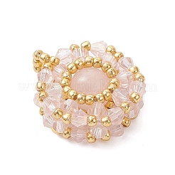 7 шт. 7-цветные плоские круглые подвески из натурального сердолика&nbsp;PALLOY-MZ00950