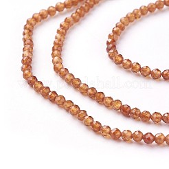 Гранат природный бисер нитей&nbsp;G-F619-17B-3mm