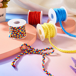 20 м двухцветных полиэстеровых шнуров&nbsp;DIY-TA0010-38