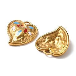 Подвески из нержавеющей стали 304 с эмалью&nbsp;STAS-D373-04G