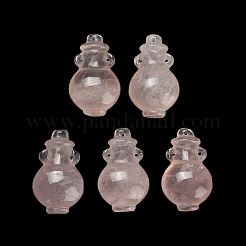 Природного розового кварца подвески&nbsp;G-K403-06