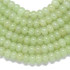 Натуральный Malaysia нефритовые бусы пряди&nbsp;G-B165-G01-5x8mm-18