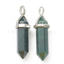 Натуральный индийский агат остроконечные подвески&nbsp;G-M378-01P-A39