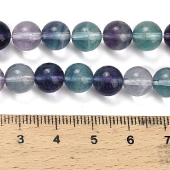 Природного флюорита бисер нитей&nbsp;G-L634-B04-8mm