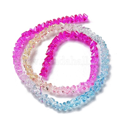 Прозрачные стеклянные бусины&nbsp;GLAA-H023-03G-1