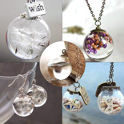 Наборы для изготовления подвесок из стеклянной бутылки&nbsp;DIY-PH0020-47LG-1