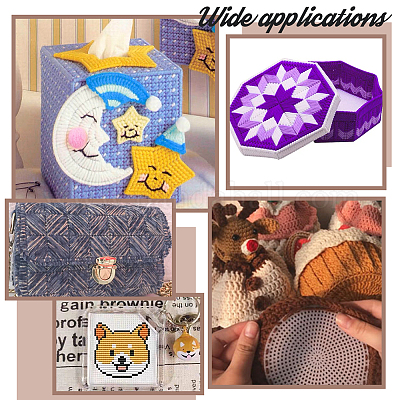 Пластиковые листы холста сетки&nbsp;AJEW-WH0413-62A-1