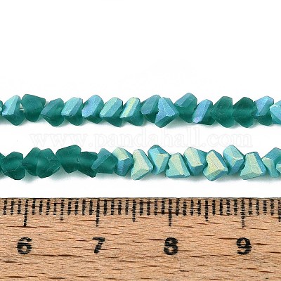 Матовые прозрачные стеклянные бусины&nbsp;LS-GLAA-N054-4mm-09-1