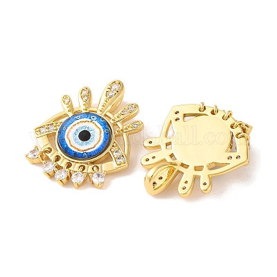 Стойки обшивки латунь микро проложить Циркон подвеску KK-H486-22G-1