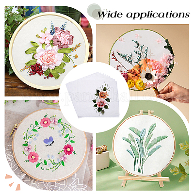 Хлопковая ткань для вышивки&nbsp;DIY-WH0678-118-1