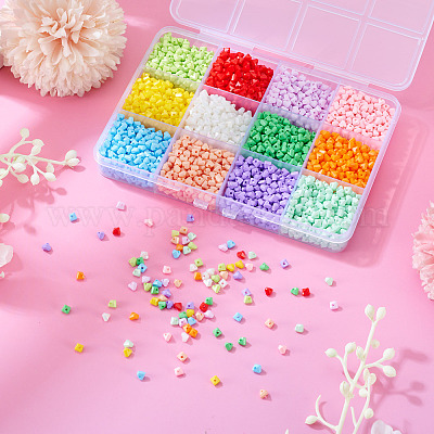 180 г 12 цвета краски для выпечки стеклянные бусины&nbsp;SEED-TA0001-55-1