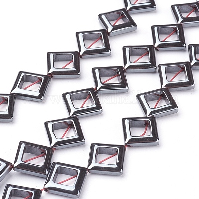 Немагнитные нити шарик синтетический гематит&nbsp;G-C014-10-1