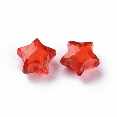 Прозрачные акриловые бусины TACR-S152-02A-712-1