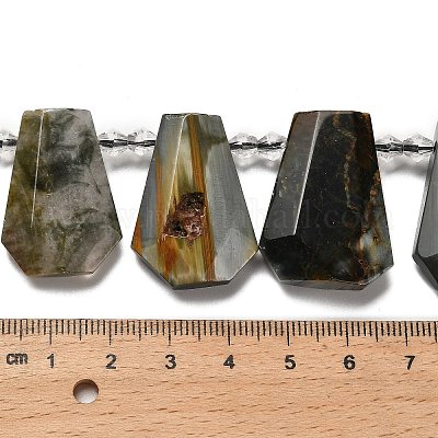 Натуральный орлиный глаз бусы&nbsp;G-H078-A08-01-1