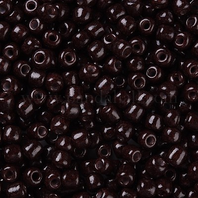 Выпечка краска стеклянные бусины&nbsp;SEED-US0003-4mm-K18-1