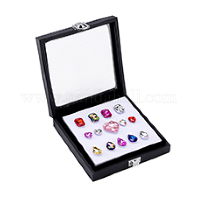 Квадратные деревянные презентационные коробки&nbsp;CON-WH0123-06-1