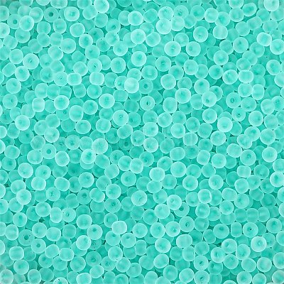 Матовые цветные стеклянные бусины&nbsp;GLAA-H030-09E-1