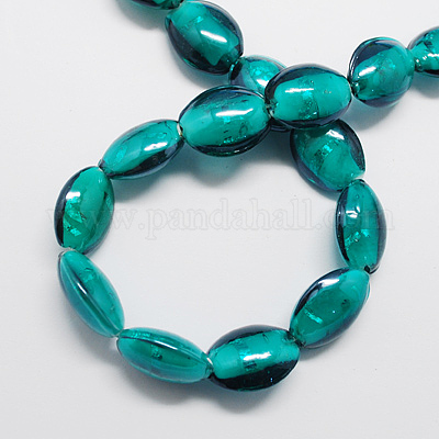 Стеклянные бусины FOIL-R062-M-1