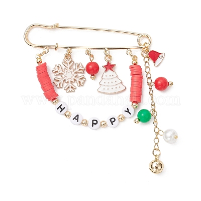 3 шт. 3-цветная брошь-подвеска из сплава эмали&nbsp;JEWB-TA00023-1