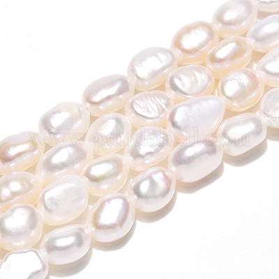 Нити из натурального культивированного пресноводного жемчуга PEAR-N014-05F-01-1