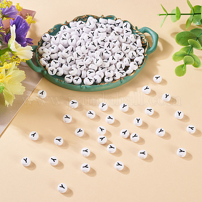 500шт акриловые бусины&nbsp;SACR-TA0001-55Y-1