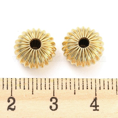 Латунные бусины&nbsp;KK-A187-06B-G-1