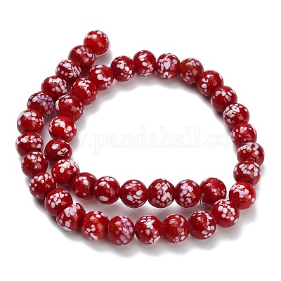 Бусы лэмпворк ручной работы&nbsp;LAMP-H071-01C-04-1