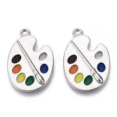 Подвески из сплава &nbsp;X-ENAM-T011-202-1