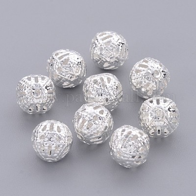 Латунные филигранные бусы&nbsp;EC121-S-1